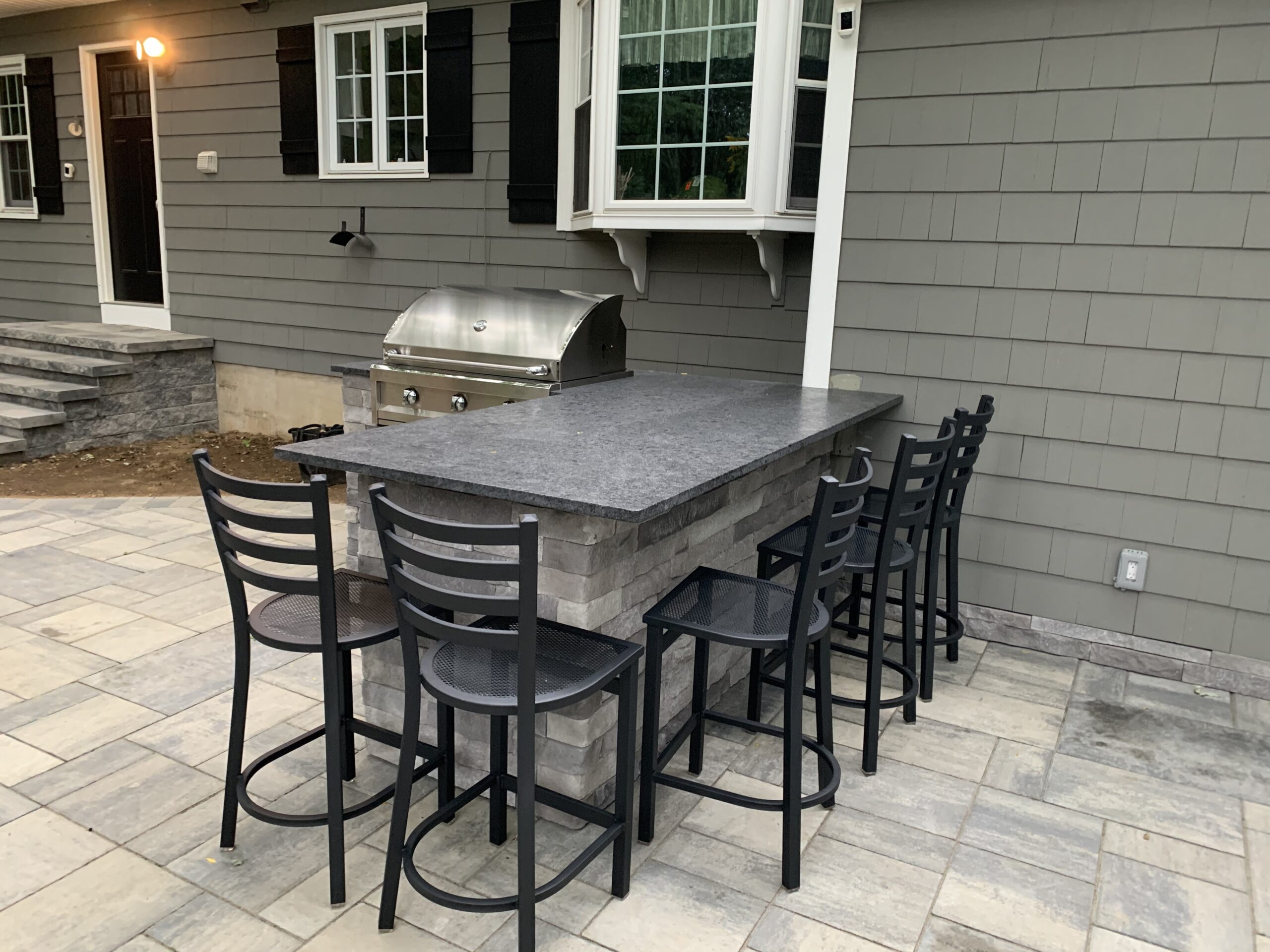 Outdoor Bar and Seating Installation- Flanders NJ