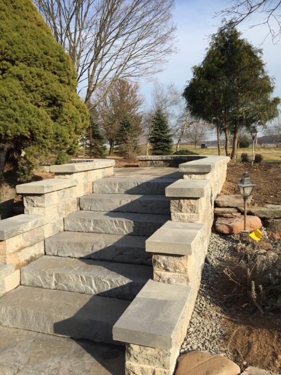 Stone Stairs Install Flanders New Jersey
