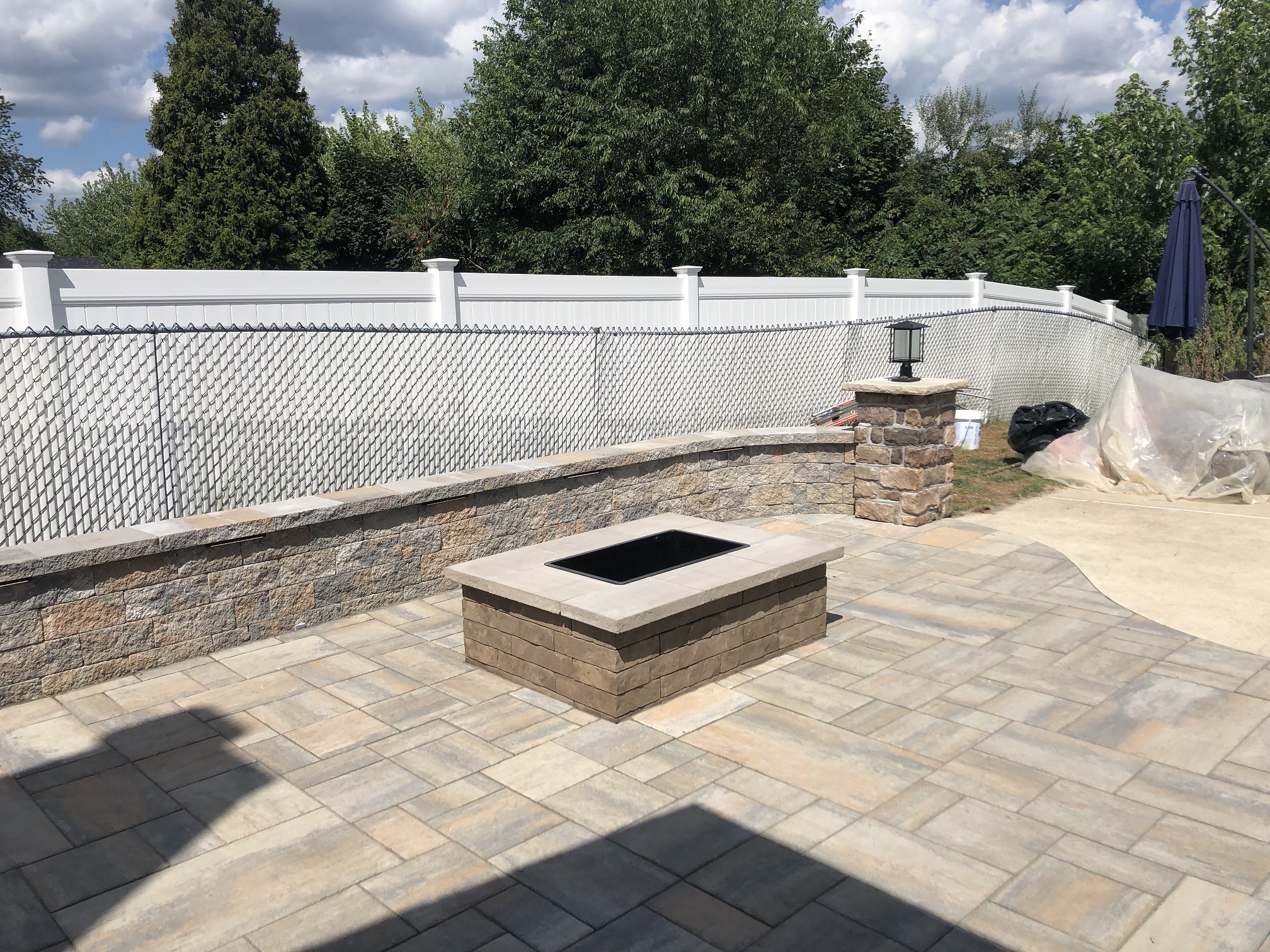 Paver Patio with Firepit – Long Valley  NJ