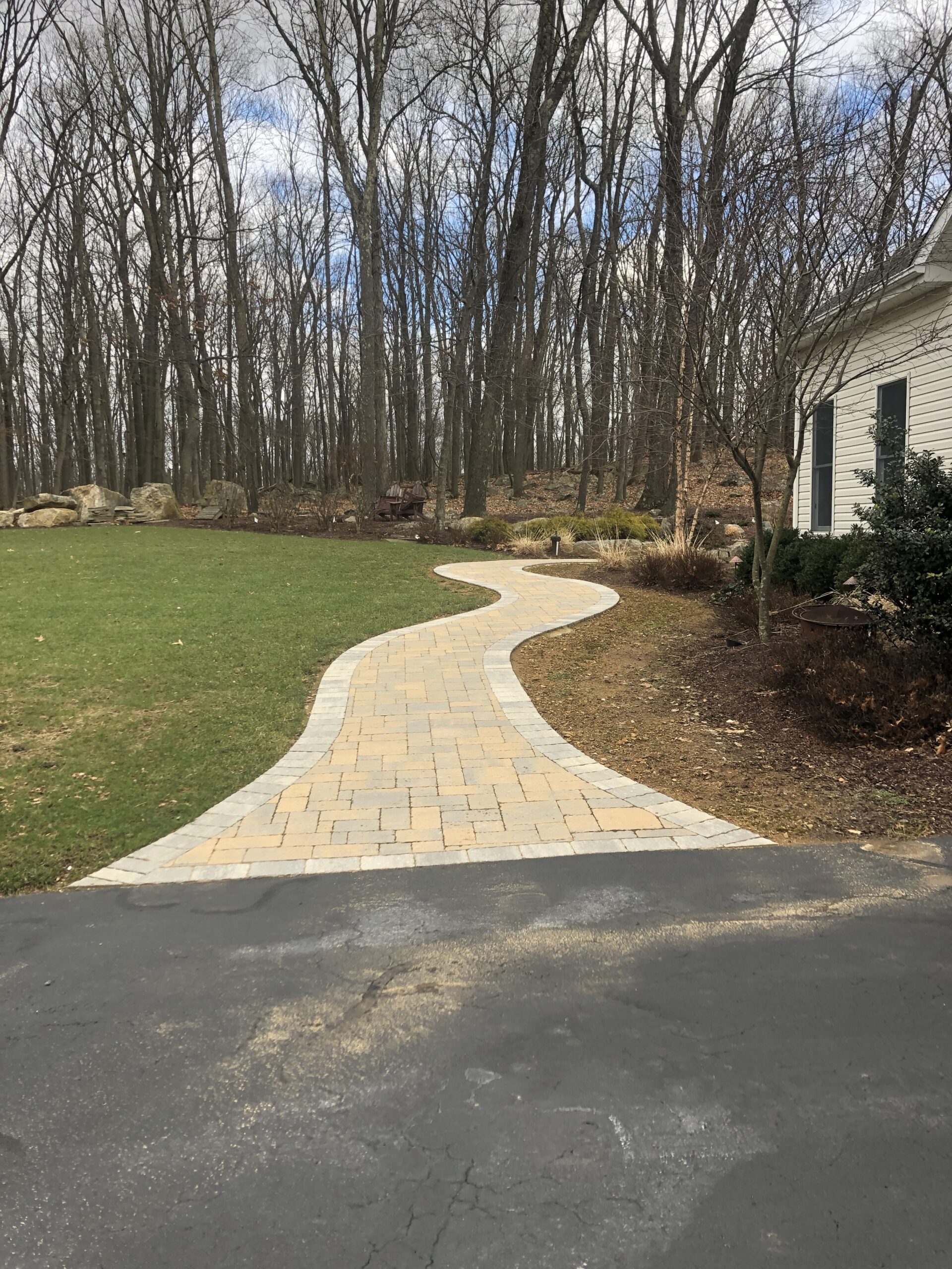 Paver Porch and walkway - Peapack NJ