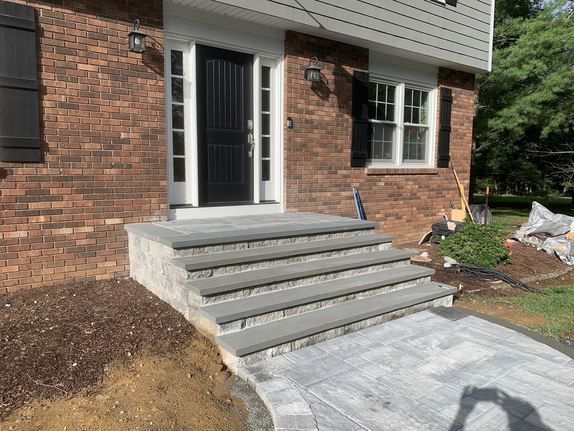 Stone stairs and walkway – Roxbury NJ
