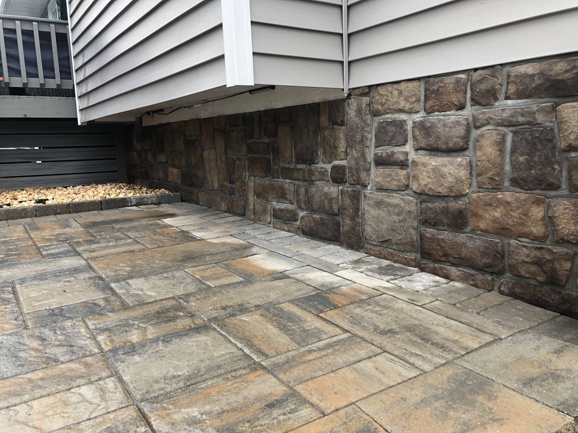 Stone work and paver patio – Chester NJ